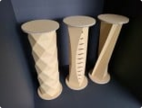 段ボール製 消毒液スタンド