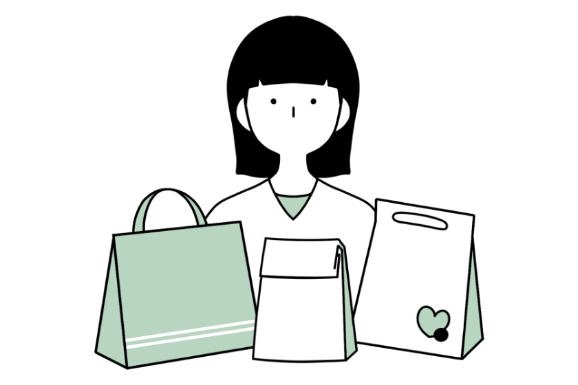 サンエコーではオーダーメイドの紙袋も取り扱っております。